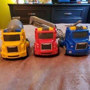 Toddler utilities trucks